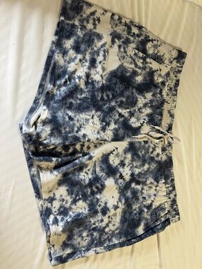 RBX Tie-Dye Blue and White Women’s Shorts 3X